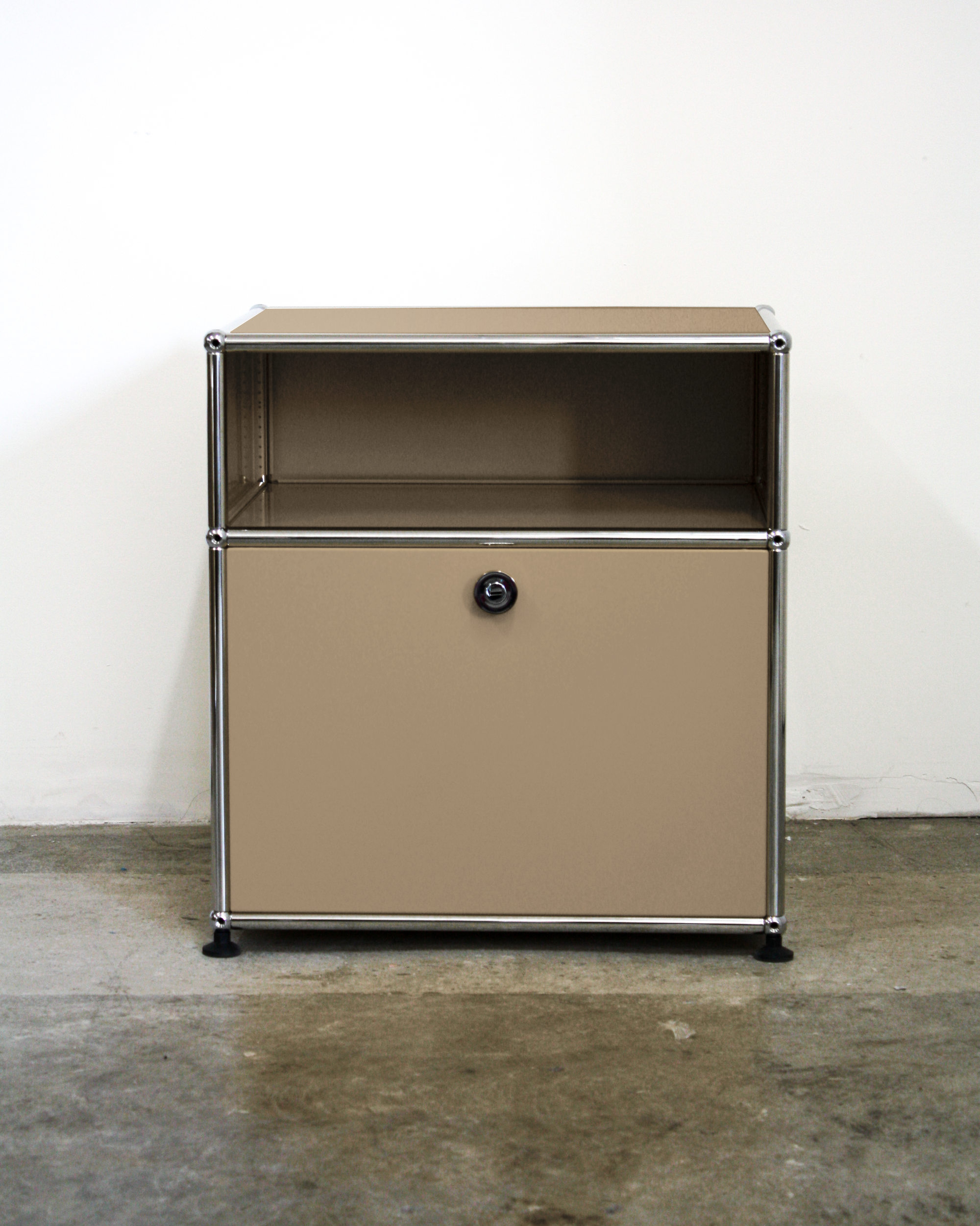 Nightstand Dupe With Storage - Stainless Steel