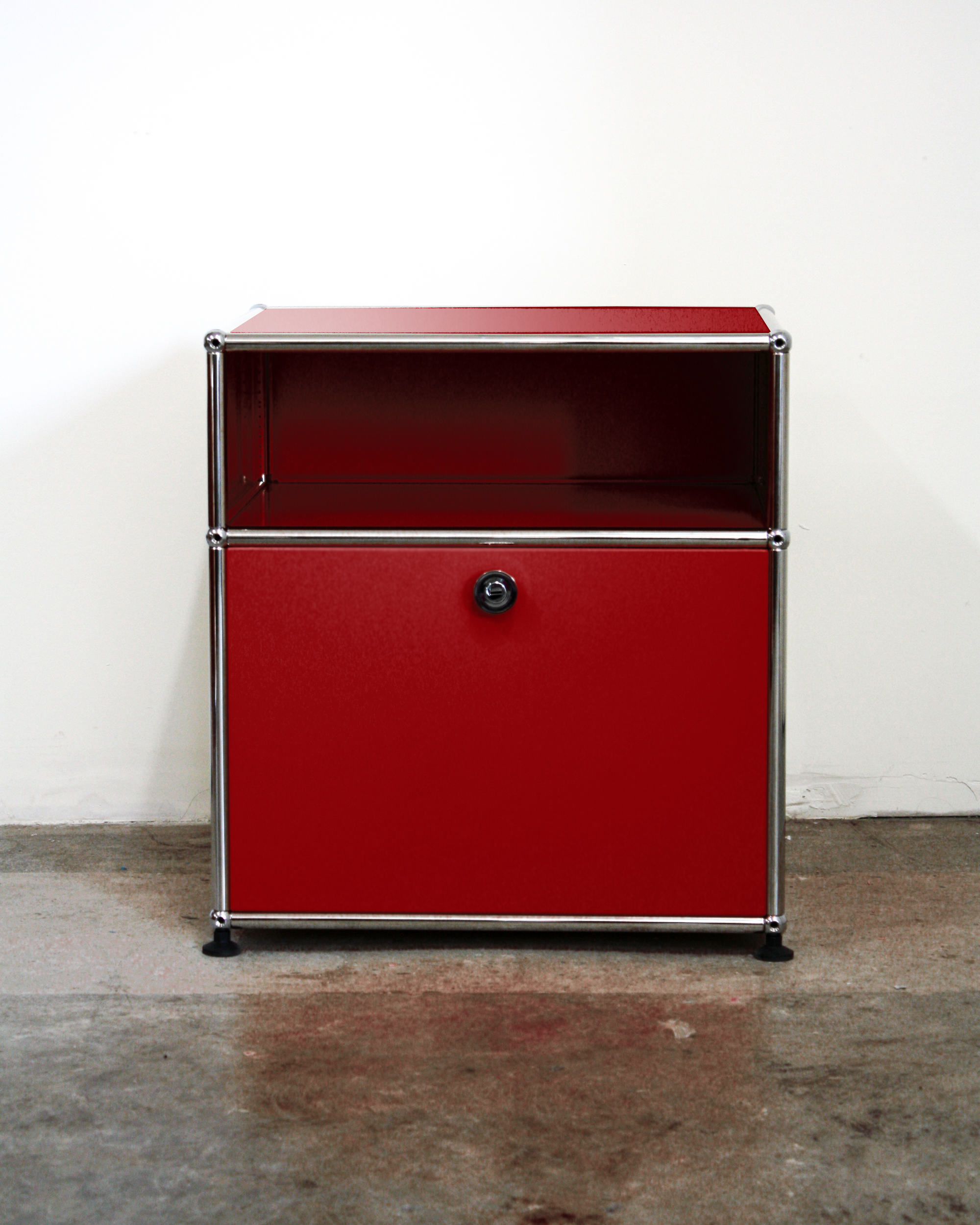 Nightstand Dupe With Storage - Stainless Steel