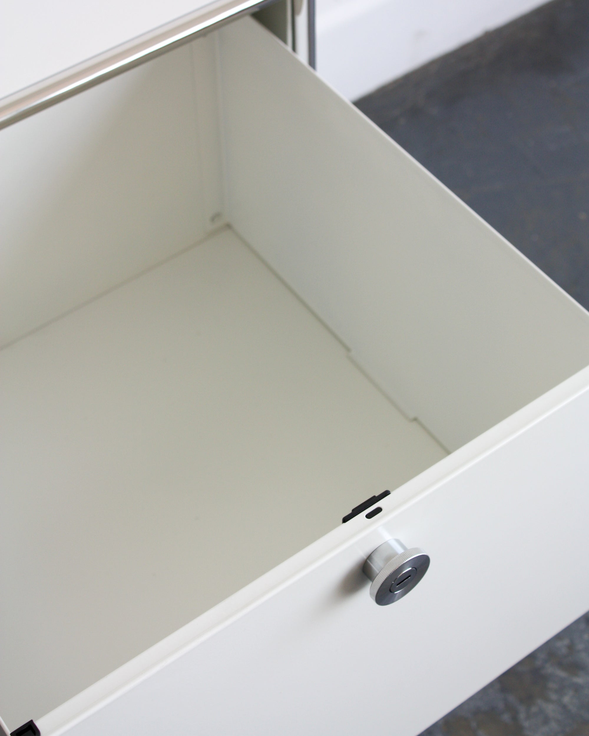 1 Drawer Desk - Stainless Steel