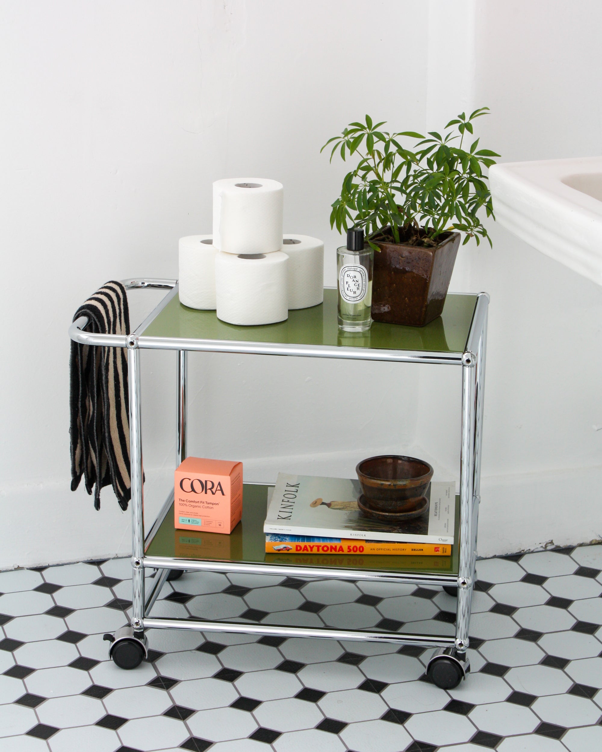 Bar Cart - Stainless Steel