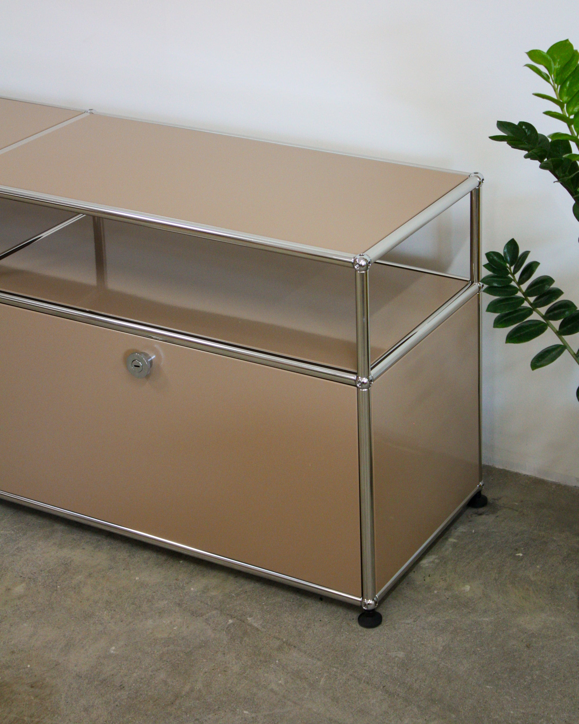 Display Media Console Dupe - Stainless Steel