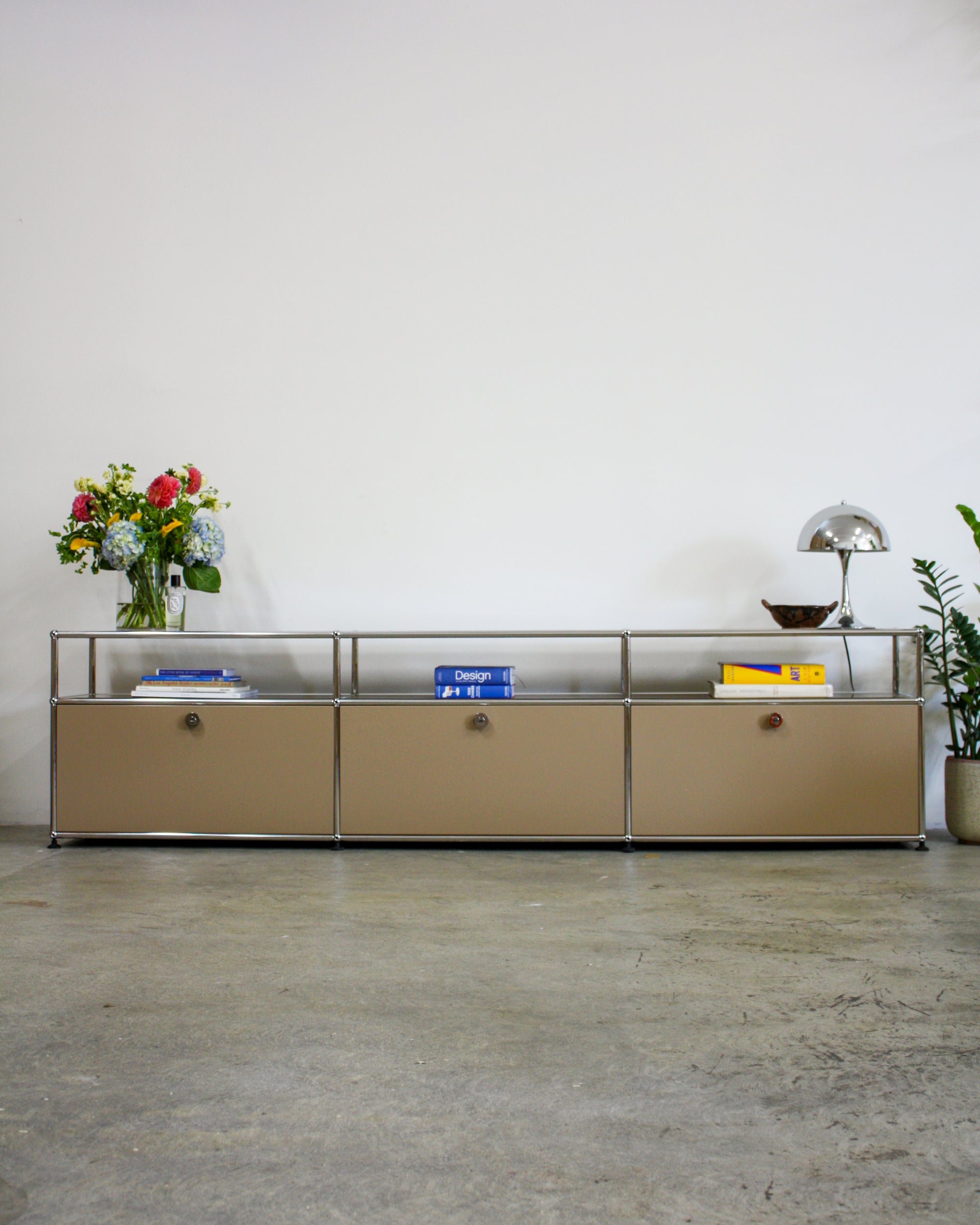 Display Media Console Dupe - Stainless Steel