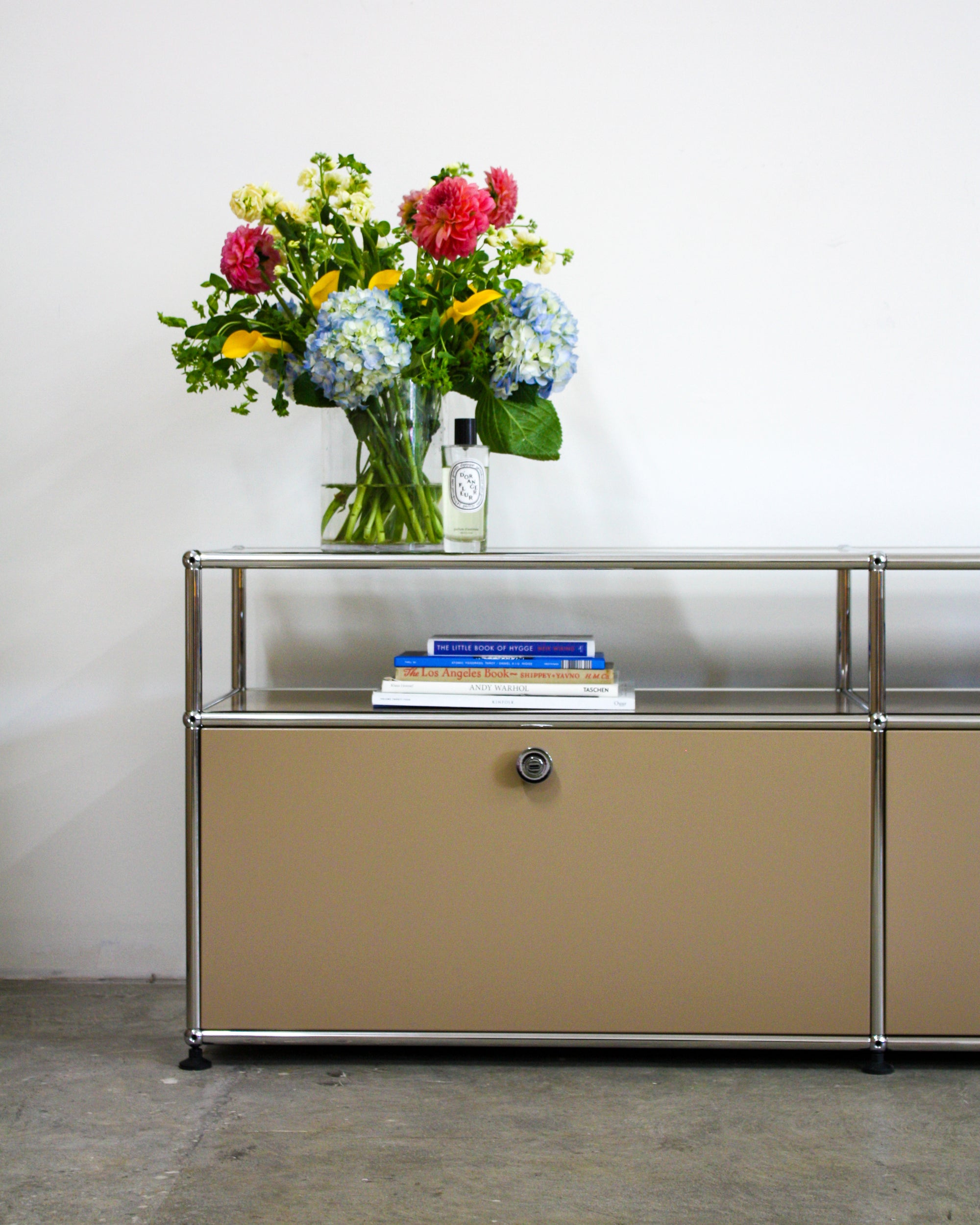 Display Media Console Dupe - Stainless Steel