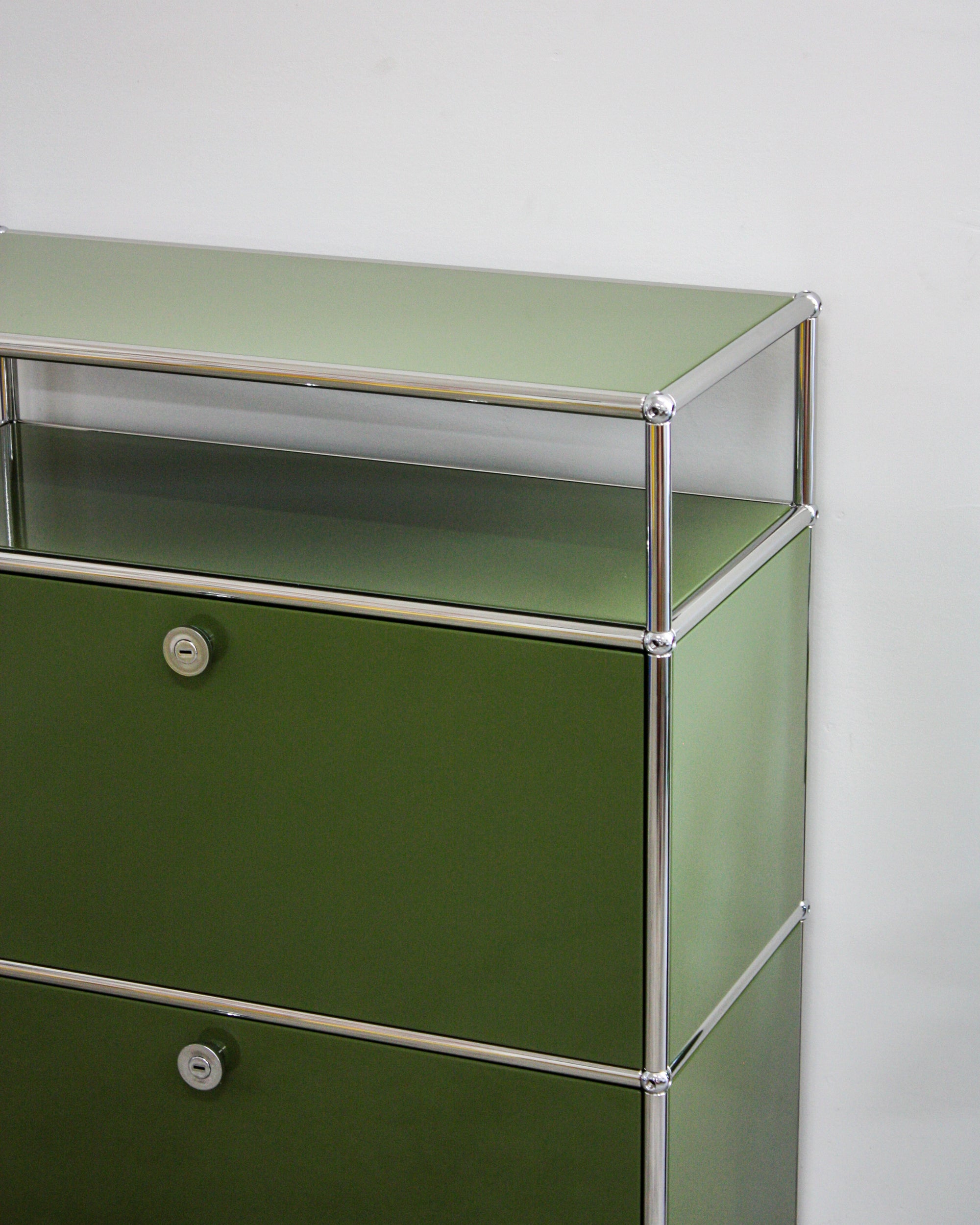 Half Dresser Dupe - Stainless Steel